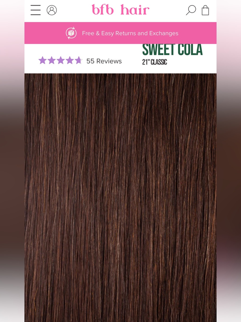Barefoot Blonde Sweet Cola 21” Classic Hair Extensions, half set ❤️